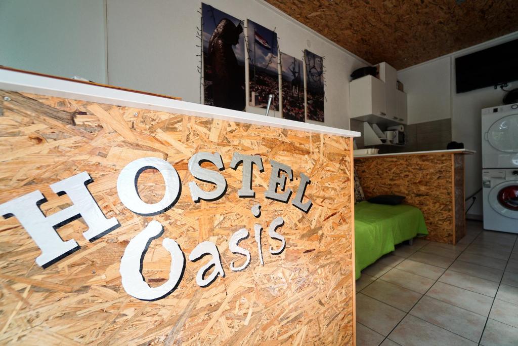 Kuchyň nebo kuchyňský kout v ubytování Oasis hostel