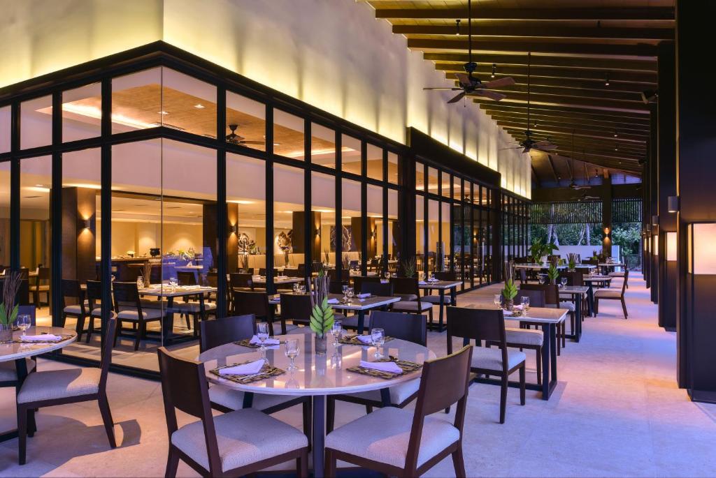 Restoran või mõni muu söögikoht majutusasutuses Seda Lio