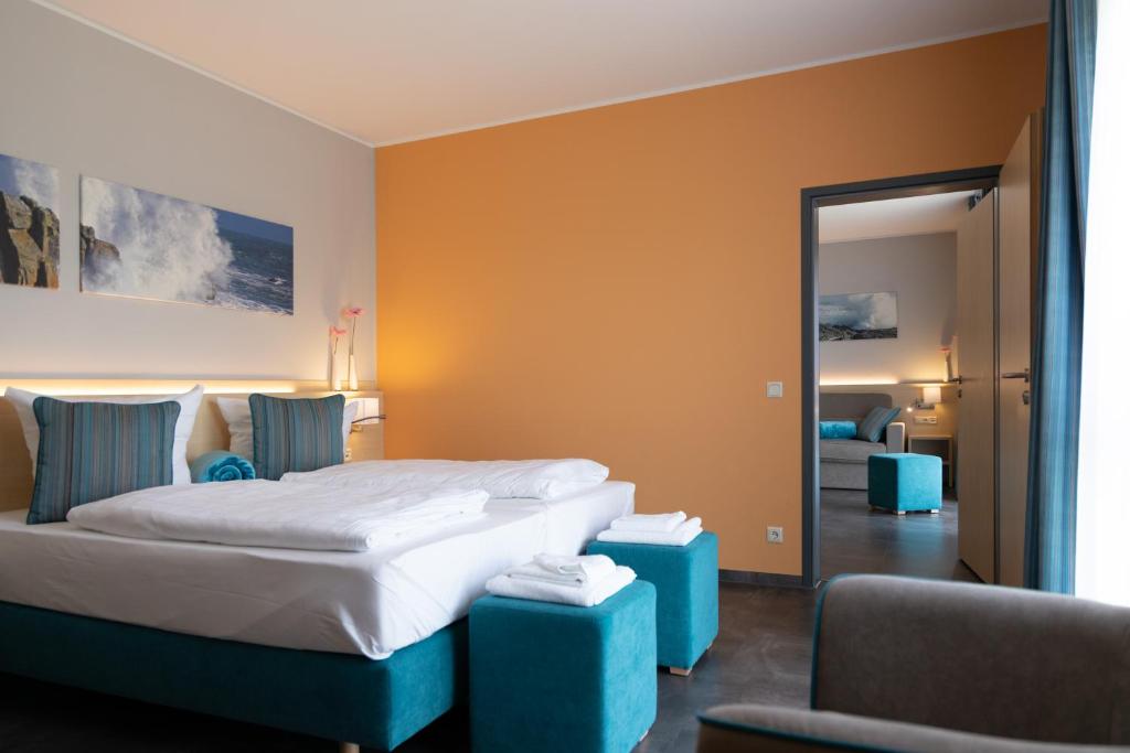 Postel nebo postele na pokoji v ubytování Riff Resort