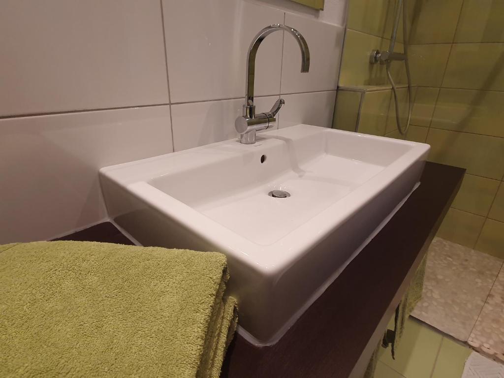 Koupelna v ubytování Appartment Weingut Hess
