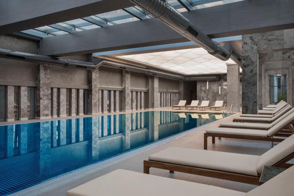 Bazén v ubytování Acanthus Cennet Barut Collection - Ultra All Inclusive nebo v jeho okolí