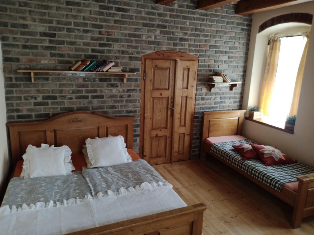 Postel nebo postele na pokoji v ubytování U Anny Šmejdířky