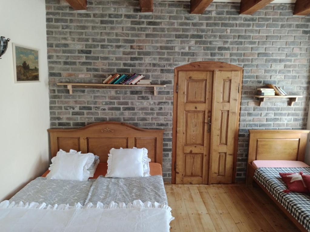 Postel nebo postele na pokoji v ubytování U Anny Šmejdířky