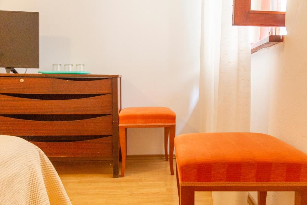 TV a/nebo společenská místnost v ubytování Rooms Anka