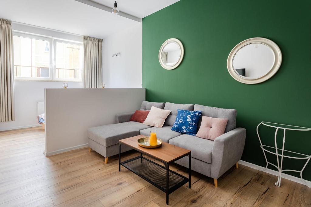 Posedenie v ubytovaní Open Lakes Apartamenty Giżycko