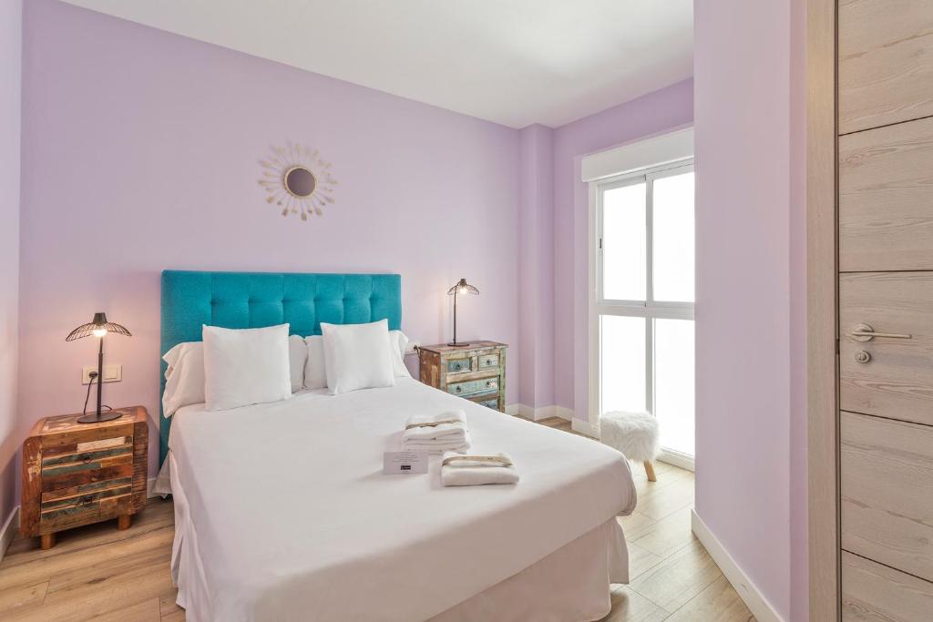 Postel nebo postele na pokoji v ubytování Hostel SEA&DREAMS Calpe