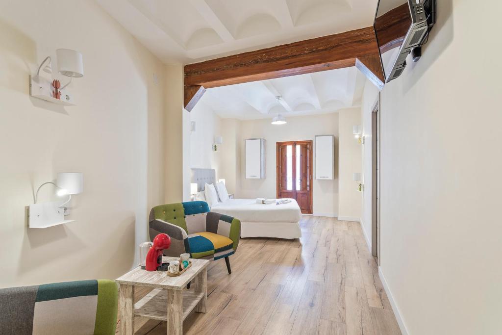 Postel nebo postele na pokoji v ubytování Hostel SEA&DREAMS Calpe