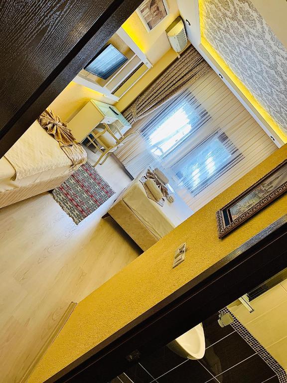 Koupelna v ubytování elisa hotel