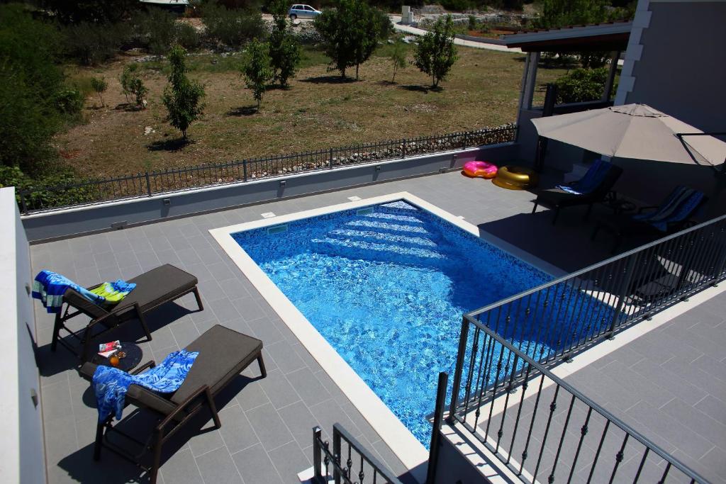 Bazén v ubytování Vacation home Meri nebo v jeho okolí