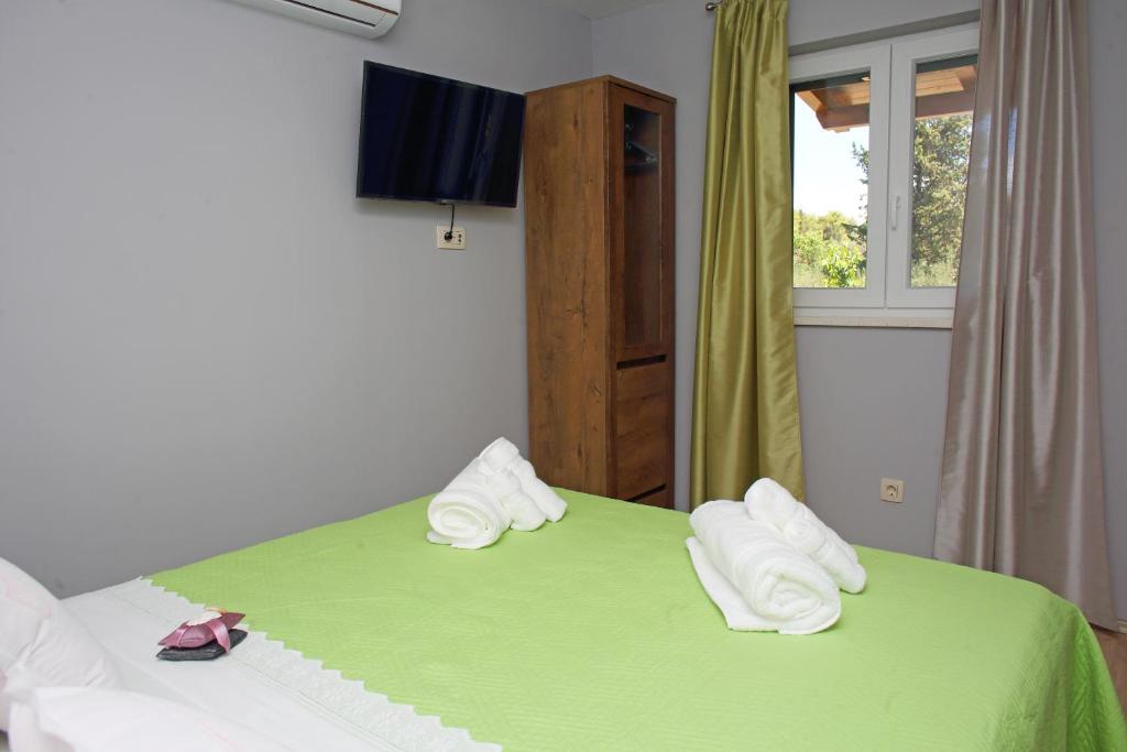 Postel nebo postele na pokoji v ubytování Vacation home Meri