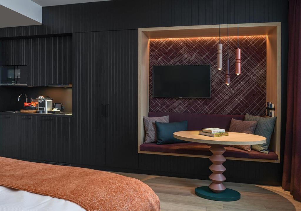 Letto o letti in una camera di Sorell Hotel St. Peter