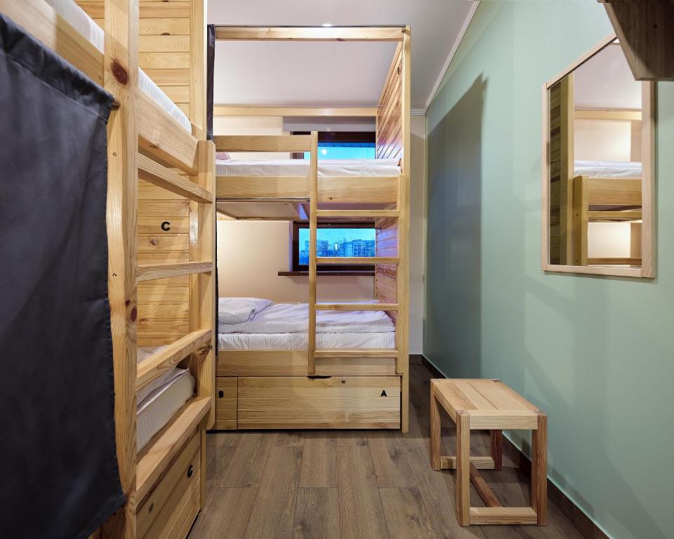 Postel nebo postele na pokoji v ubytování DREAM Hostel Khmelnytskyi