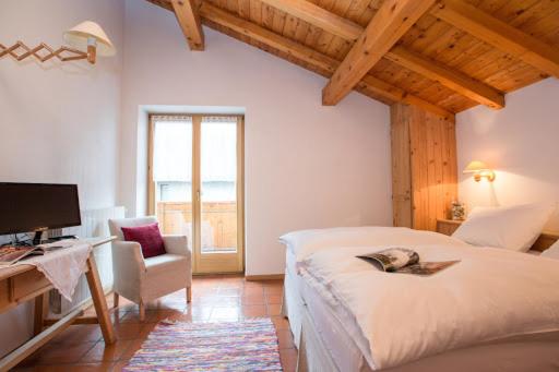 Una cama o camas en una habitación de B&B Cecilia