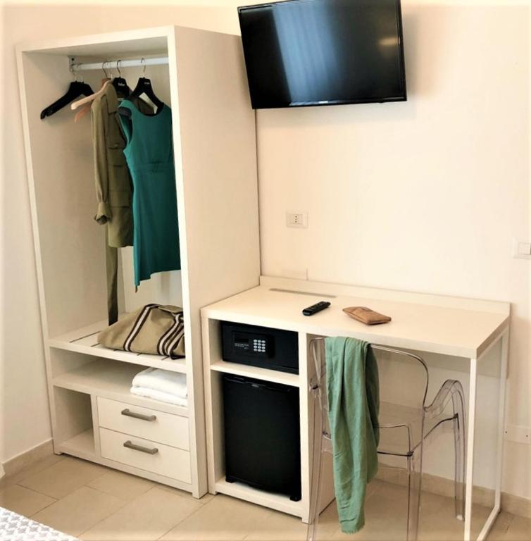 TV a/nebo společenská místnost v ubytování Hotel Villa Eleonora