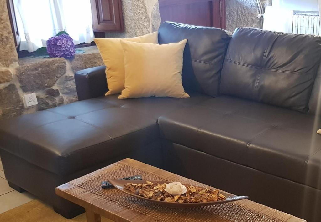 Posezení v ubytování Casa Rualeira
