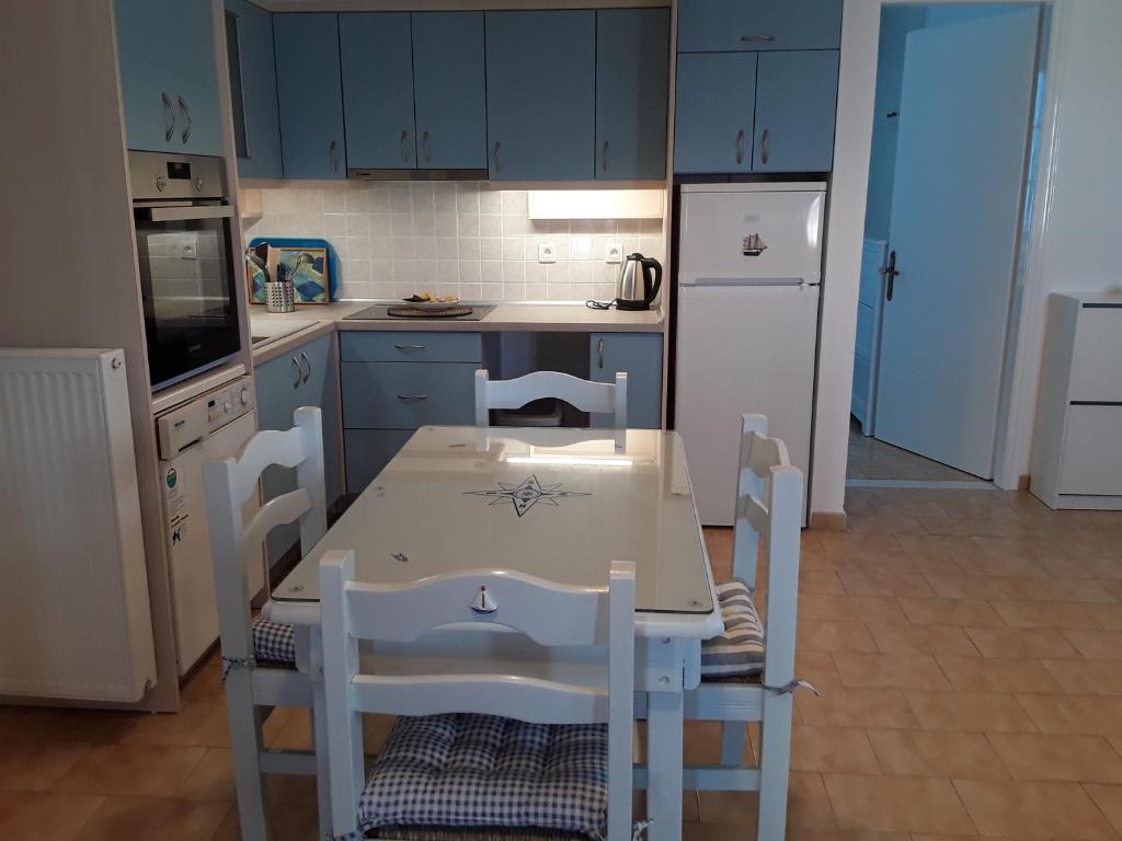 Kuchyň nebo kuchyňský kout v ubytování ANEMOS HOUSE