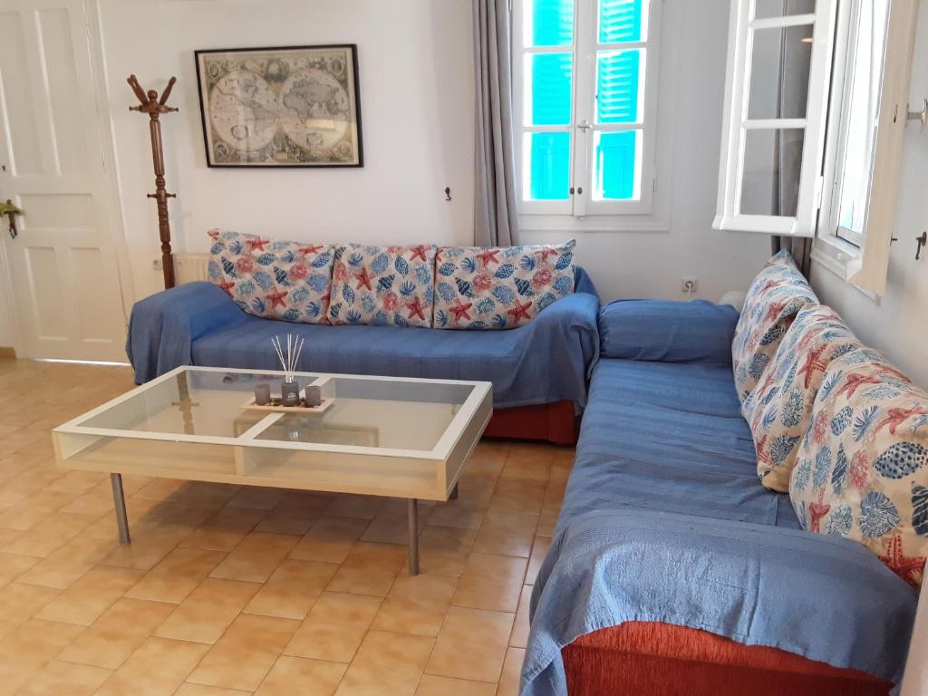 Posezení v ubytování ANEMOS HOUSE