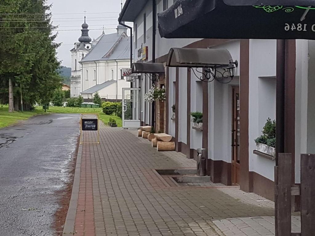 Budova, kde se aparthotel nachází