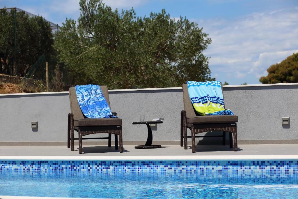Bazén v ubytování Vacation home Meri nebo v jeho okolí