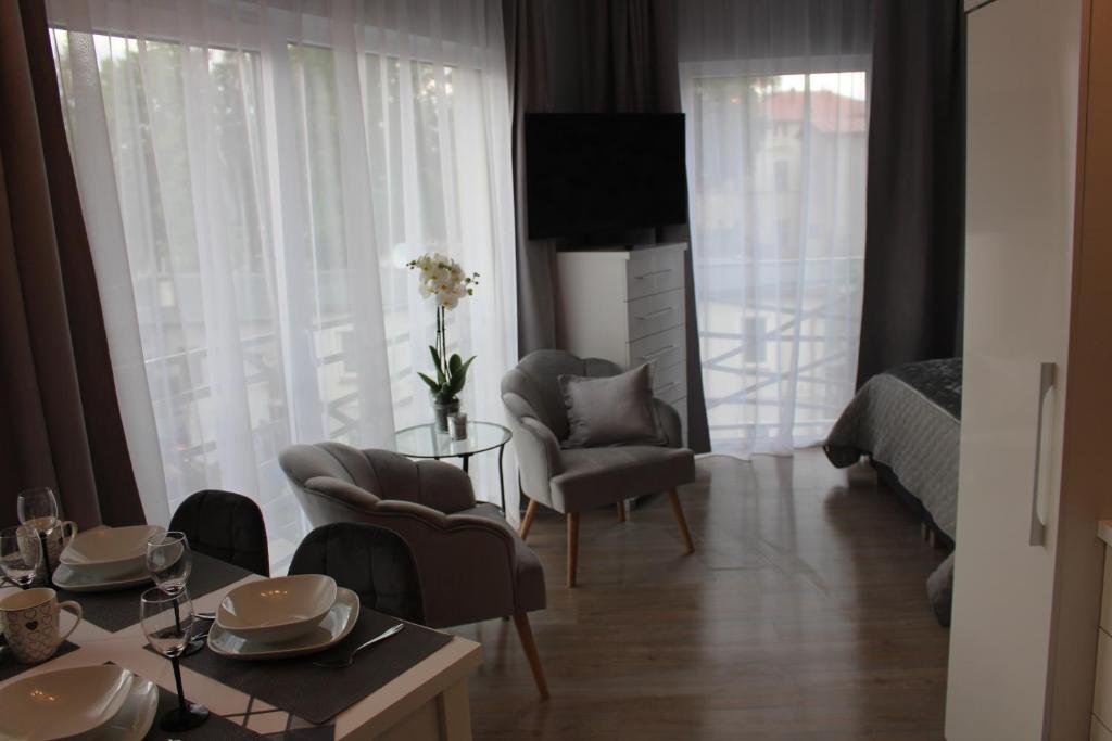 Posedenie v ubytovaní Apartamenty Jagiellońska 23