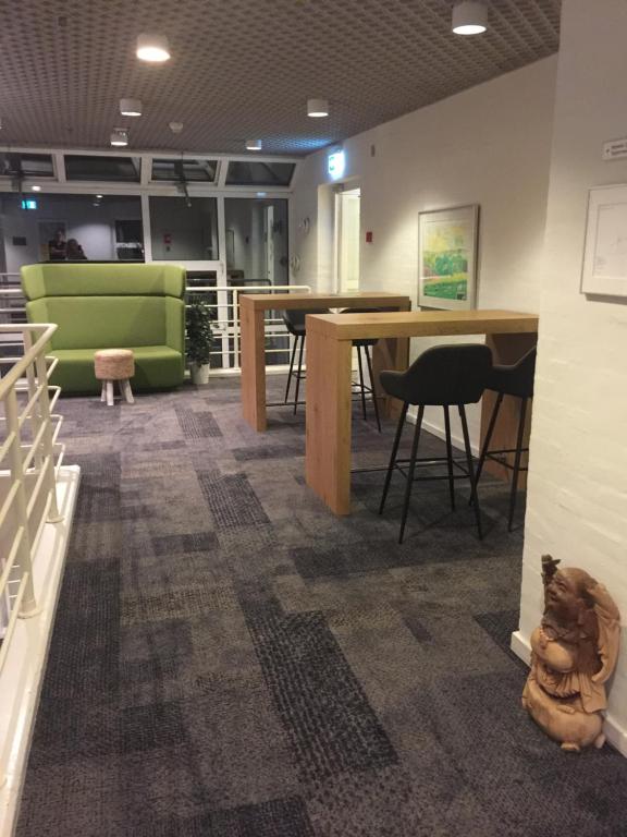 Posezení v ubytování City Hotel Nattergalen