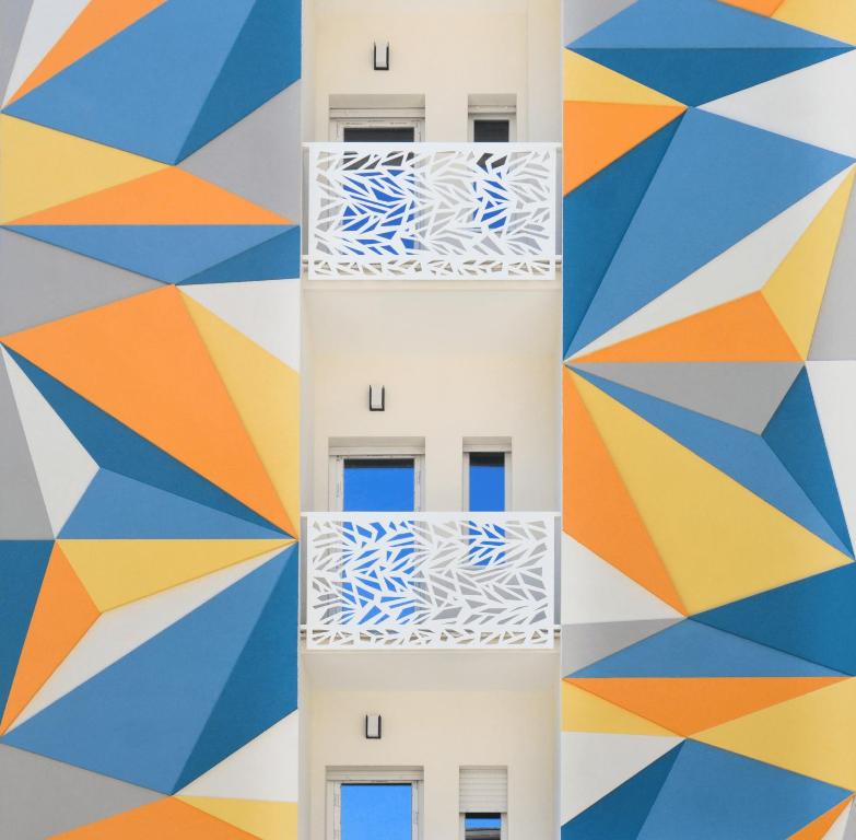 Balkón nebo terasa v ubytování Color Hotel Rimini