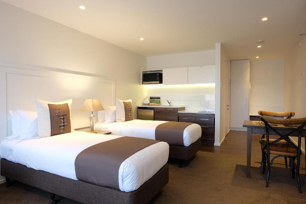 Katil atau katil-katil dalam bilik di West Meadows of Wanaka