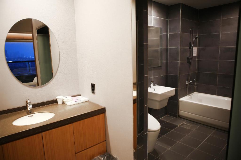Koupelna v ubytování Incheon Stay Hotel