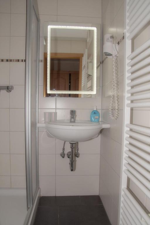 Koupelna v ubytování Hotel Igelstadt