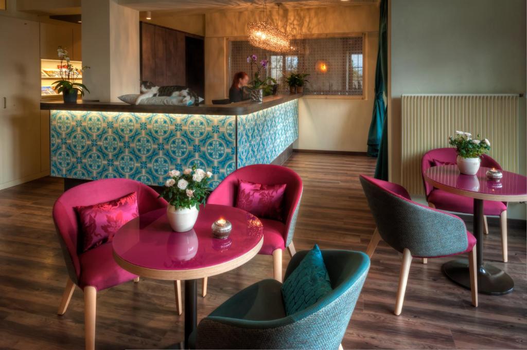 Χώρος καθιστικού στο Seehotel Gotthard