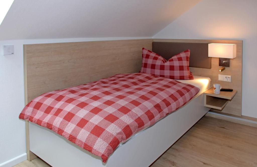 Postel nebo postele na pokoji v ubytování Der Eichenhof