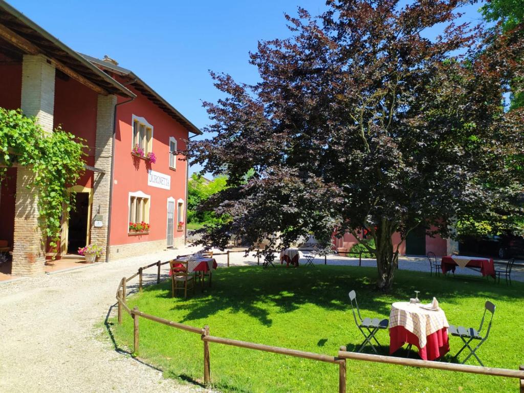 Zahrada ubytování AGRITURISMO LE CORTI DELLA GUALDANA