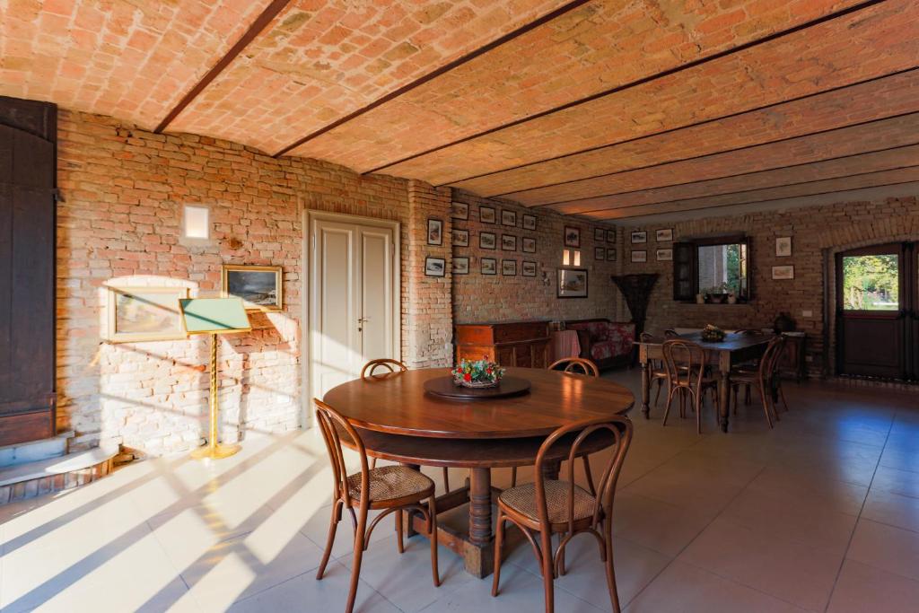 Posezení v ubytování AGRITURISMO LE CORTI DELLA GUALDANA