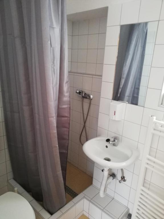 Kúpeľňa v ubytovaní Lótuszvirág Vendégház