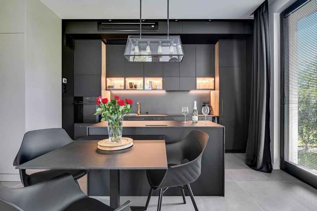 Posedenie v ubytovaní Botanica Premium Apartments