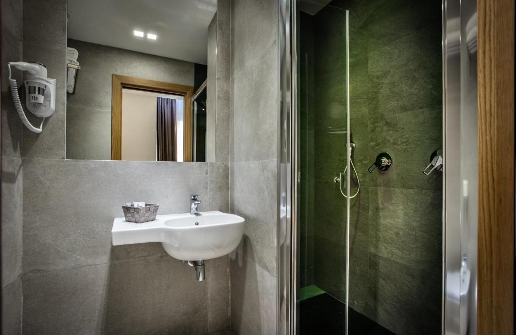 Łazienka w obiekcie Eurohotel