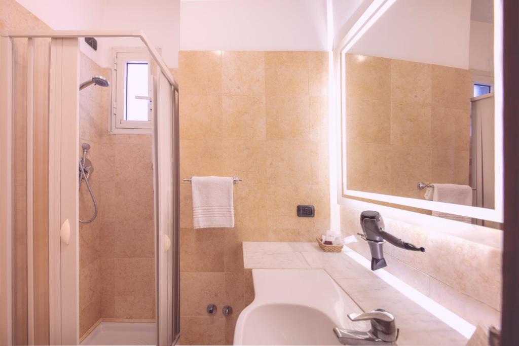חדר רחצה ב-Hotel Grifo