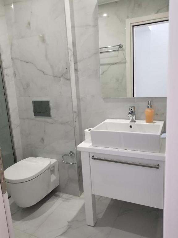 Koupelna v ubytování IRINI boutique rooms!!!