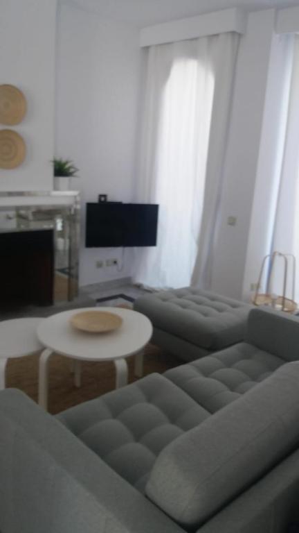 TV a/nebo společenská místnost v ubytování Marbella House Penthouse