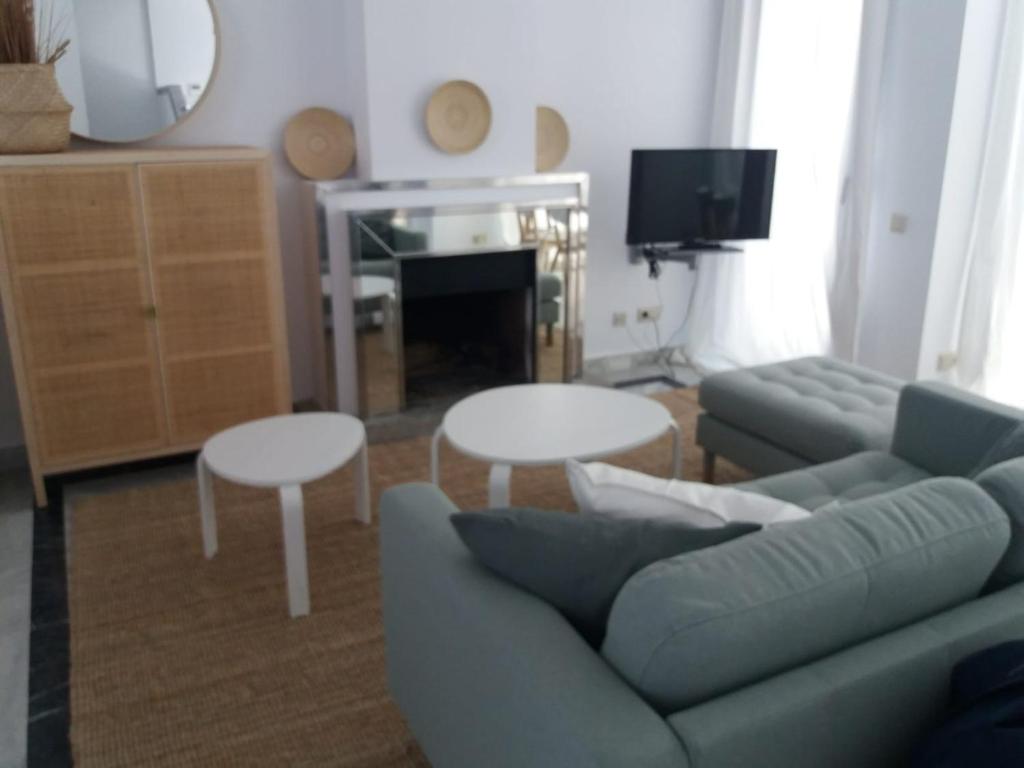Kuchyň nebo kuchyňský kout v ubytování Marbella House Penthouse