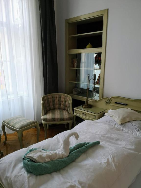 Postel nebo postele na pokoji v ubytování Casa Generalului
