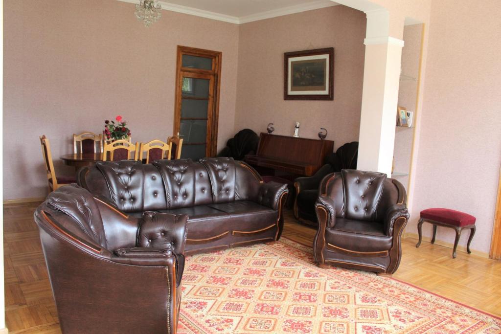 Posezení v ubytování Guest house Racha