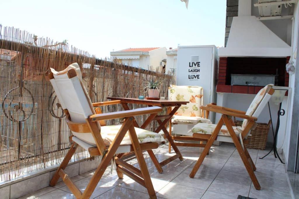 Balkón nebo terasa v ubytování Holiday Apartment Flogita