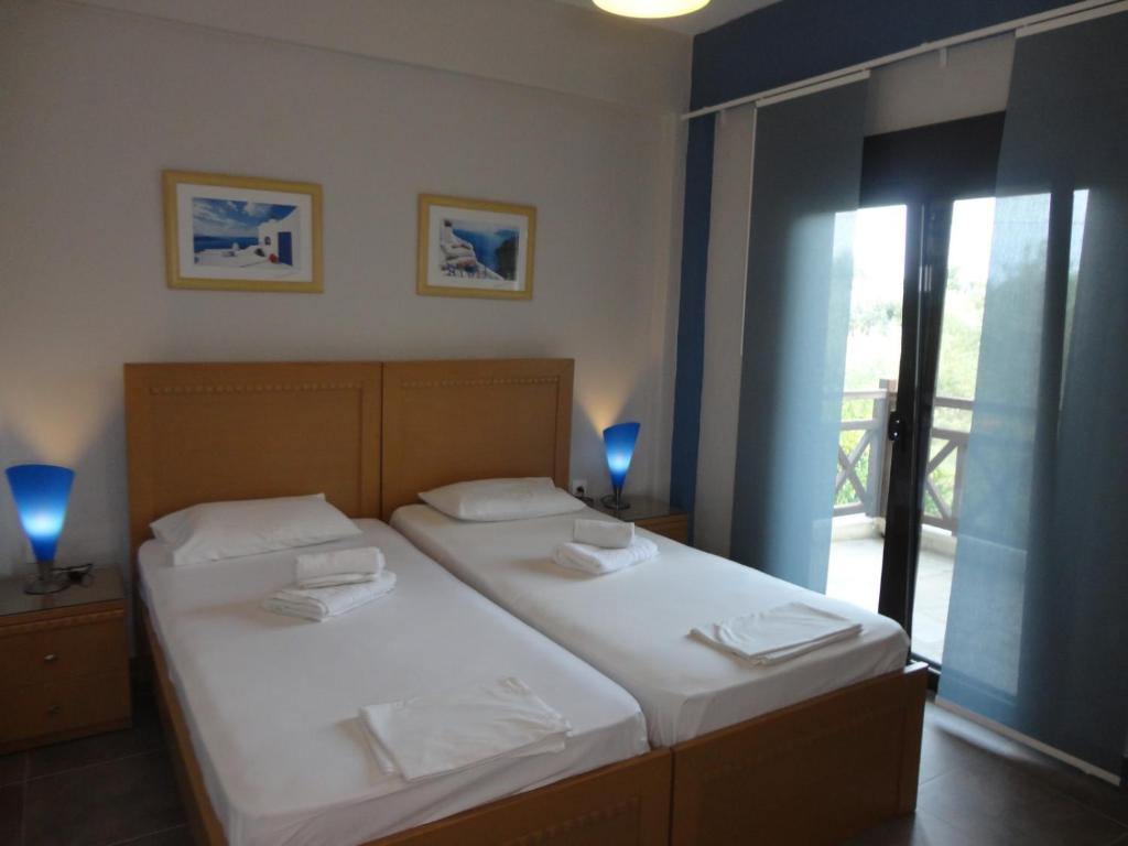 Letto o letti in una camera di Makis House