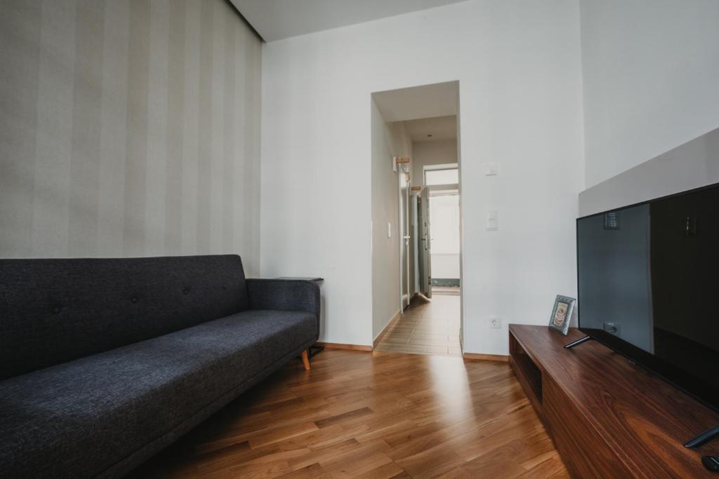 Telewizja i/lub zestaw kina domowego w obiekcie ZEUS Design Apartments Wasserwelt