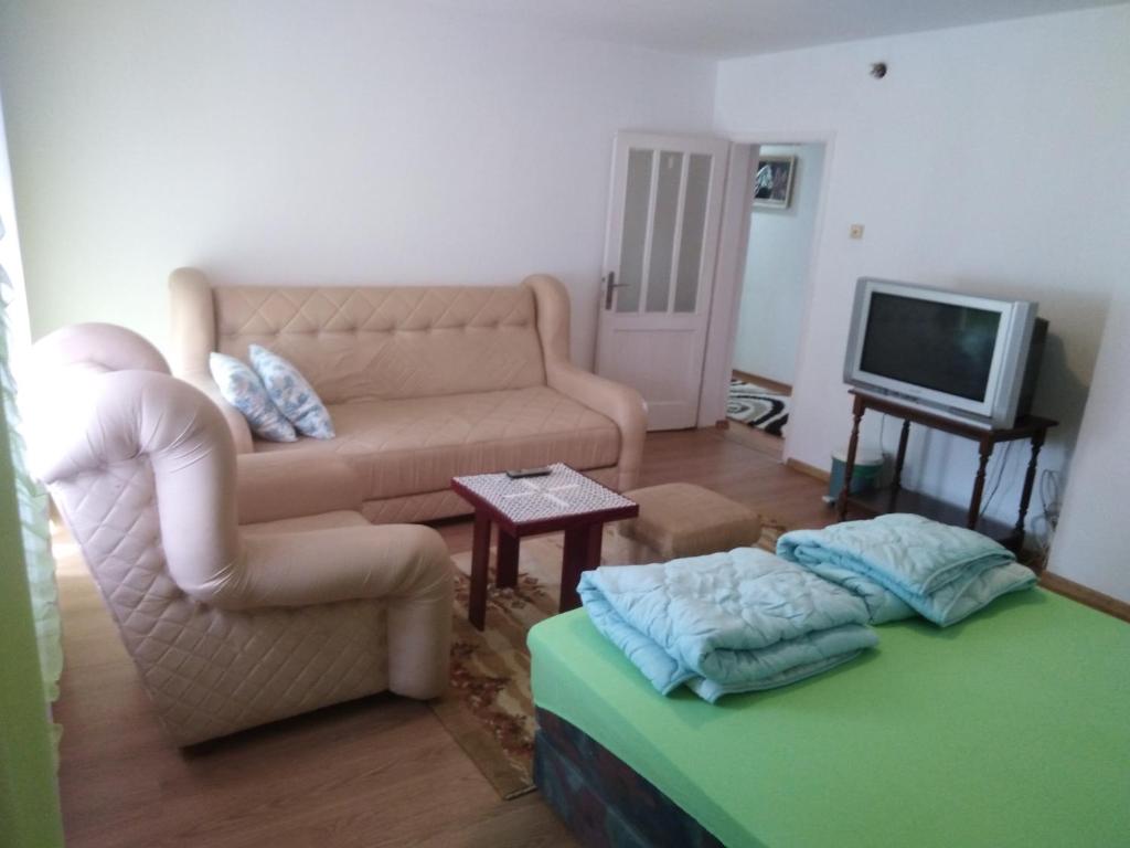 TV a/nebo společenská místnost v ubytování Ćane Rooms