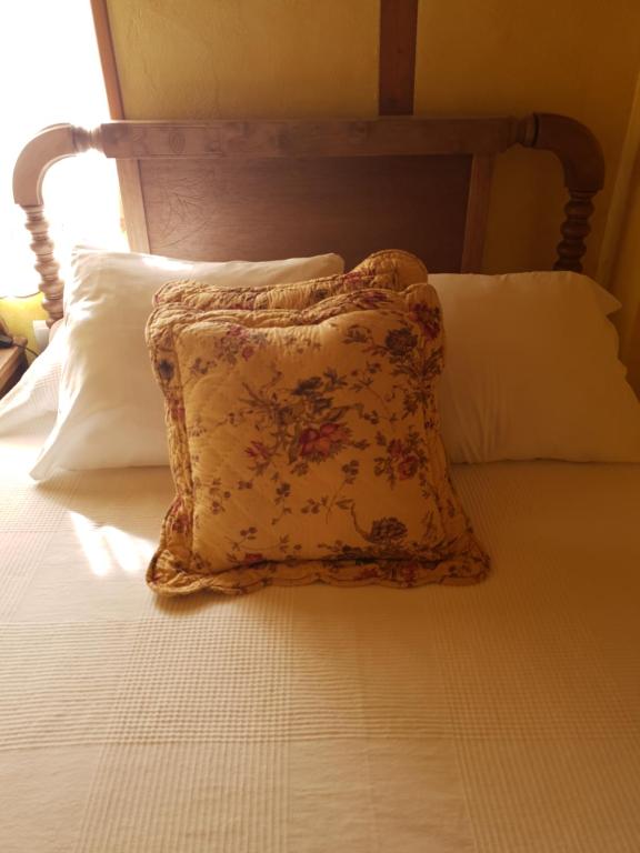 Postel nebo postele na pokoji v ubytování La Casina de Terobe