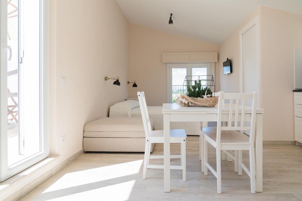 Posezení v ubytování Casa Palanca Camere