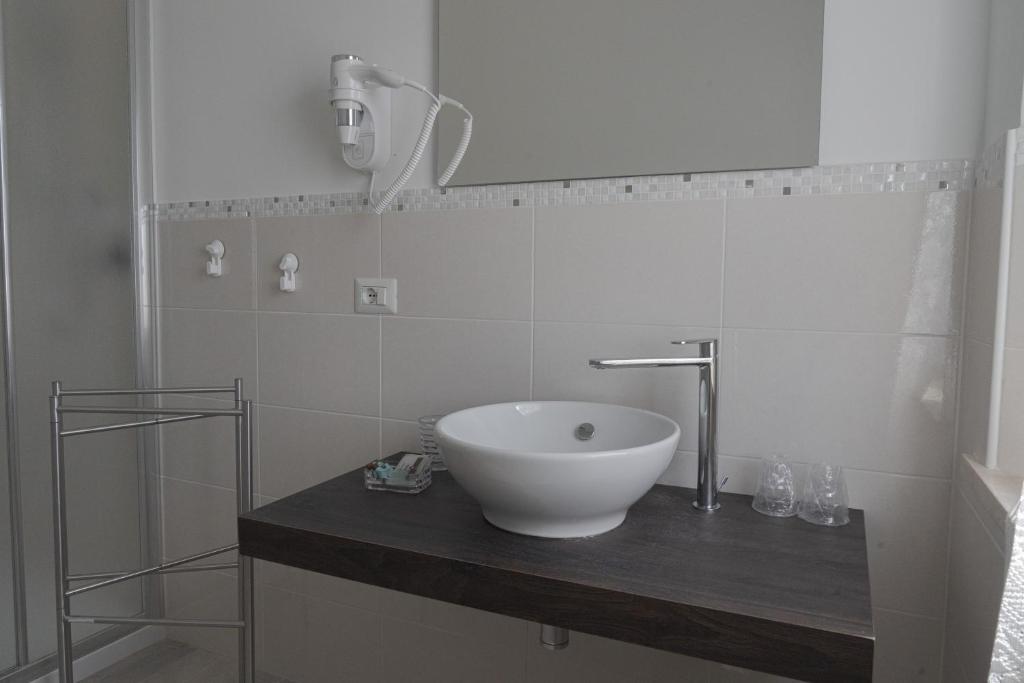 Koupelna v ubytování Casa Palanca Camere