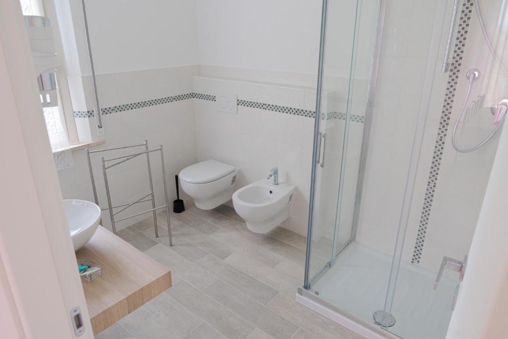 Koupelna v ubytování Casa Palanca Camere